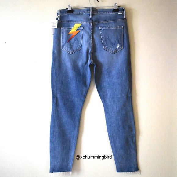 MOTHER | The Stunner Ankle Step Fray Jeans (Helter Skelter) Size 32 NWT - Picture 7 of 16